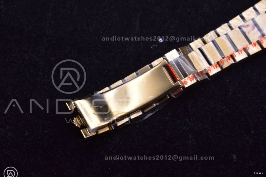 President Best vr3255 V5 on Stick Diamond 904L Gold 36 QF (Gain Dial Steel Weight) Bracelet with Edition DayDate YG 0211